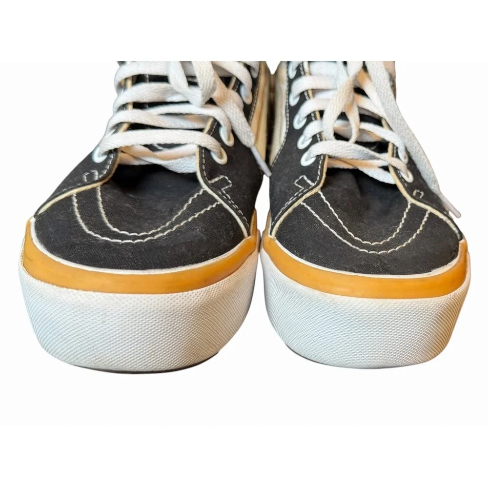 Vans Sk8-Hi Stacked Checkerboard Platform Sneakers Mens 8.5 Womens 10